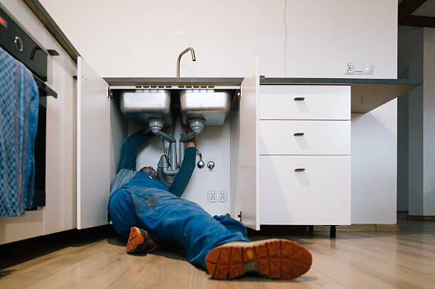 Professional Drain Cleaning technician working in Angleton, TX